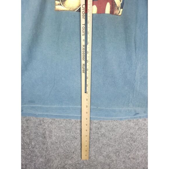 Vintage Disney Mickey Mouse Shirt Men's XL Graphic Print Mickey Inc. *Hole Stain - Picture 8 of 9